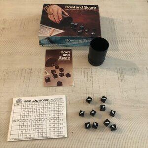 Vintage 1974 E. S. Lowe Bowl and Score